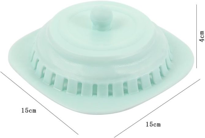 3pcs Silicone Folding Drain Cover Cap Floor Drain Cover, Drain Strainers Sewer Filter Bathroom Hair Catcher Sealing Plug for Kitchen Shower Room - Image 2