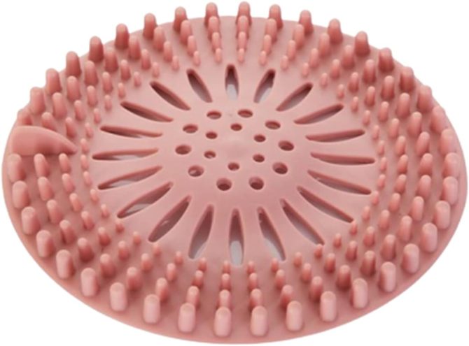 Sink Drain Filter Silicone Toilet Sewer Floor Drain Mesh Silicone Cover Bathroom Hair Block Floor Drain Filter Kitchen Bathroom Supplies