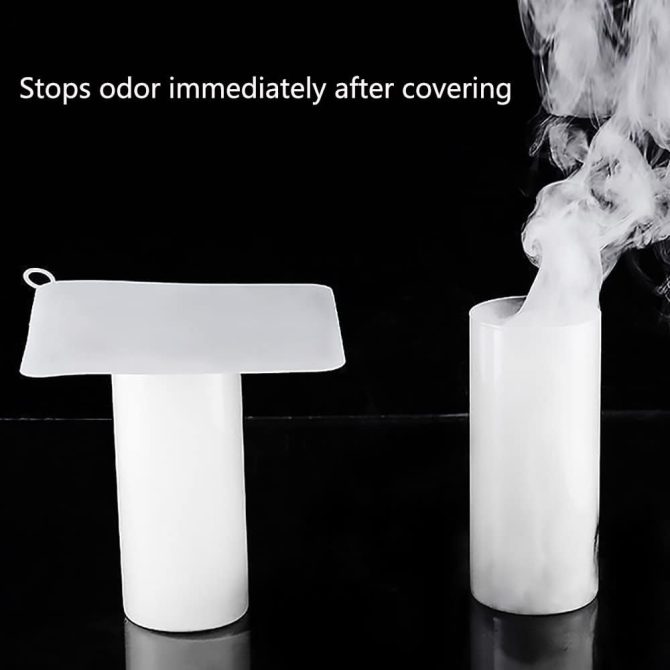 Silicone Tub Stopper Floor Drain Cover, 2 Pieces Sewer Anti-Odor Mat Deodorizing Drain Plugs for Kitchen, Bathroom and Laundry(5x5 inch) - Image 2